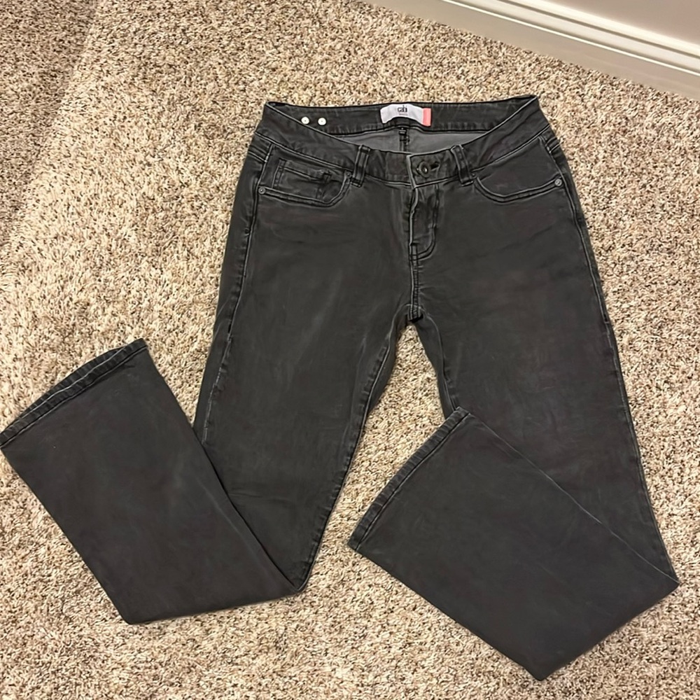 Women’s Cabi #3042R Grey Slim Boot Jeans